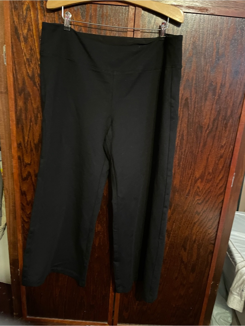 Style & Co. Black Wide-Leg Pull-On Knit Pants